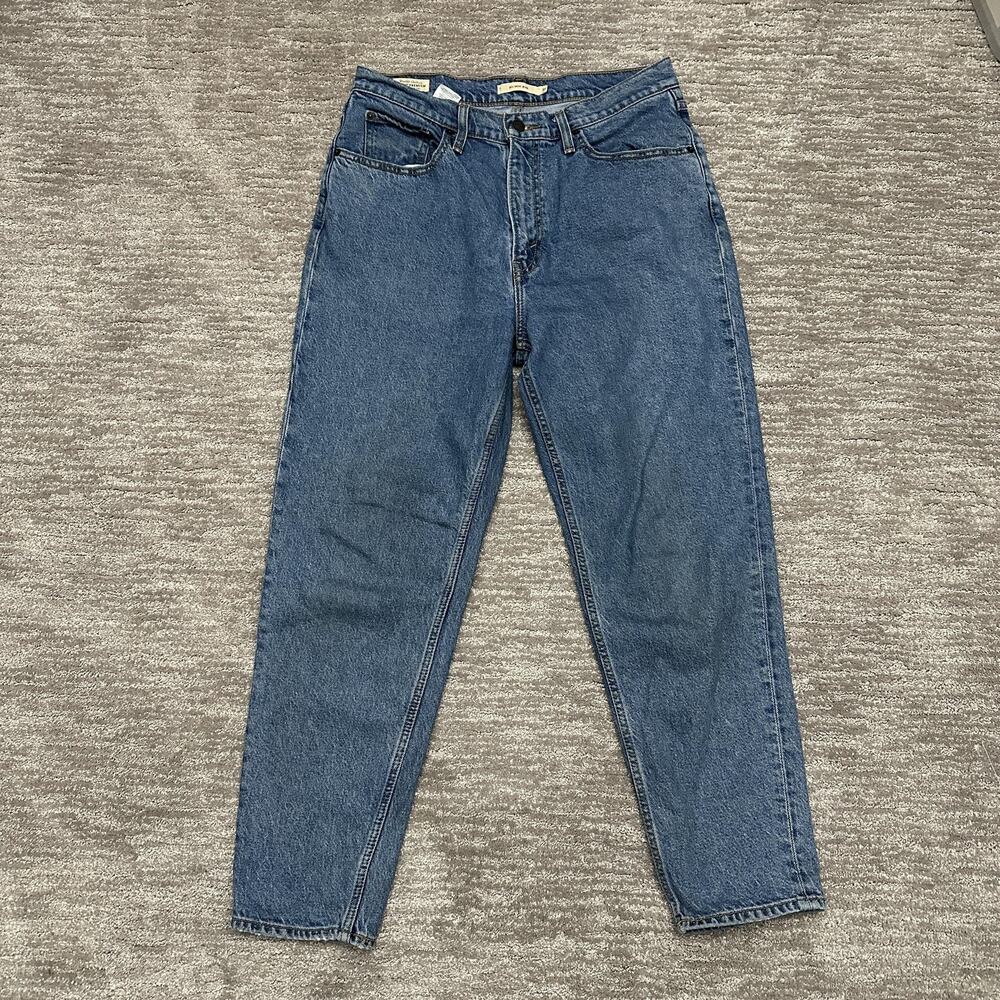 Levis Jeans Womens 31 Blue 80s Mom Baggy High Rise Tapered Denim